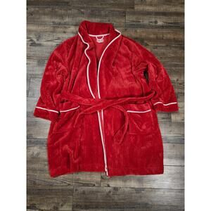 Kate Spade Bath Robe Red soft women's size Medium 2430